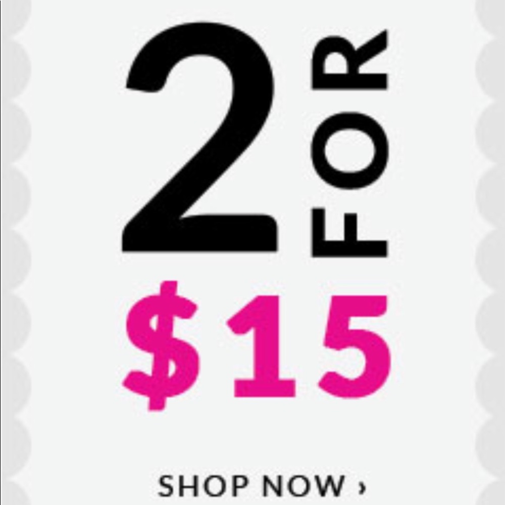 2 for $15 Sale for Children’s clothing